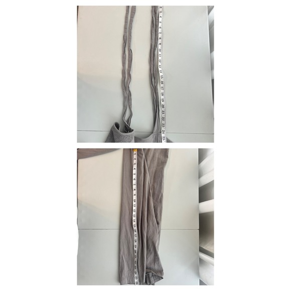 Sweet Salt Womens Small Smocked Tie Strap Wide Leg Jumpsuit Gray Clean Girl - Picture 14 of 14